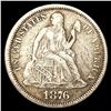 Image 1 : 1876-CC Seated Liberty Dime NICELY CIRCULATED