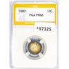 Image 1 : 1880 Seated Liberty Dime PGA PR66
