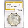 1896-O Morgan Silver Dollar PGA MS62+