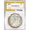 Image 1 : 1903 Morgan Silver Dollar PGA MS65 PL