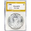 1988 American Silver Eagle PGA MS70