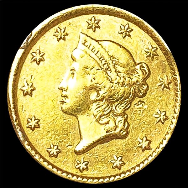 1853 Rare Gold Dollar LIGHTLY CIRCULATED