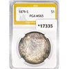 1879-S Morgan Silver Dollar PGA MS65
