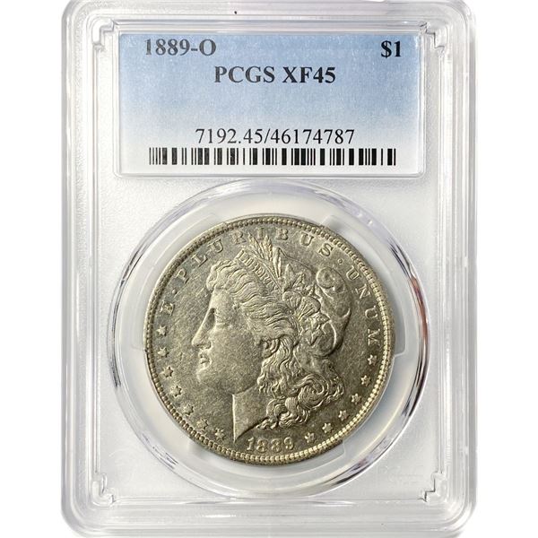 1889-O Morgan Silver Dollar PCGS XF45