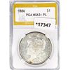Image 1 : 1886 Morgan Silver Dollar PGA MS63+ PL
