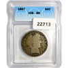 Image 1 : 1897 Barber Half Dollar ICG G6