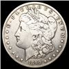 Image 1 : 1890-CC Tailbar Morgan Silver Dollar NICELY