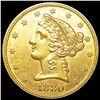 Image 1 : 1880 $5 Gold Half Eagle UNCIRCULATED