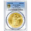 Image 1 : 1908-KB 100 Kor .98oz Hungary Gold PCGS MS66