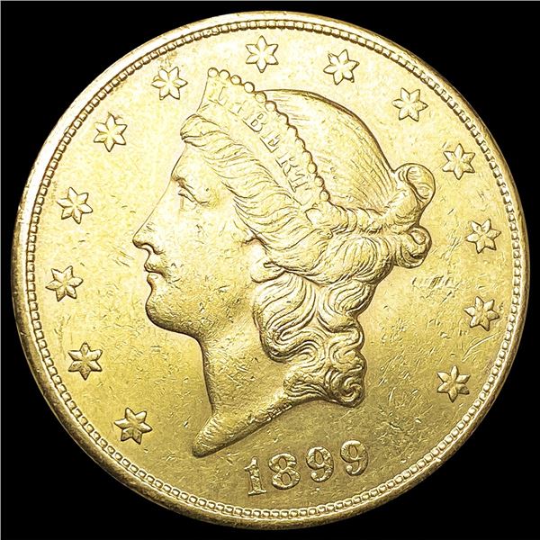 1899-S $20 Gold Double Eagle UNCIRCULATED