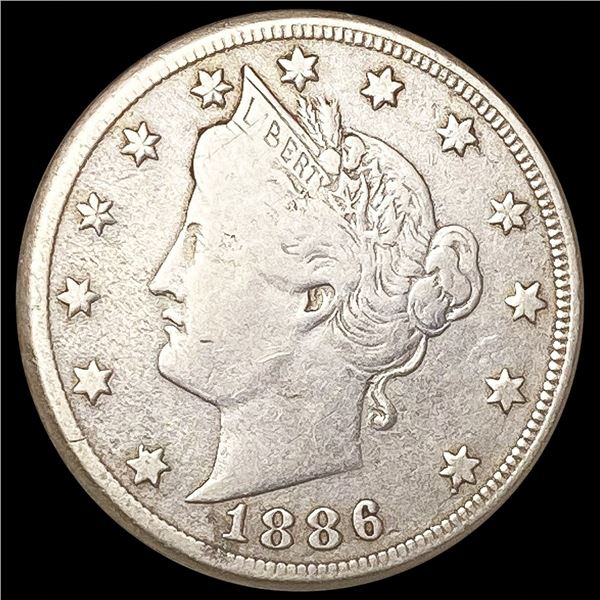1886 Liberty Victory Nickel NICELY CIRCULATED