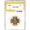 Image 1 : 1906 Indian Head Cent PGA MS65