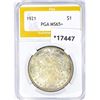Image 1 : 1921 Morgan Silver Dollar PGA MS65+
