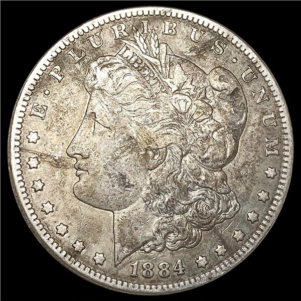 1884-S Morgan Silver Dollar LIGHTLY CIRCULATED