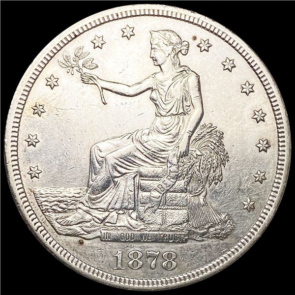 1878-S Silver Trade Dollar CLOSELY UNCIRCULATED