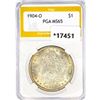 Image 1 : 1904-O Morgan Silver Dollar PGA MS65