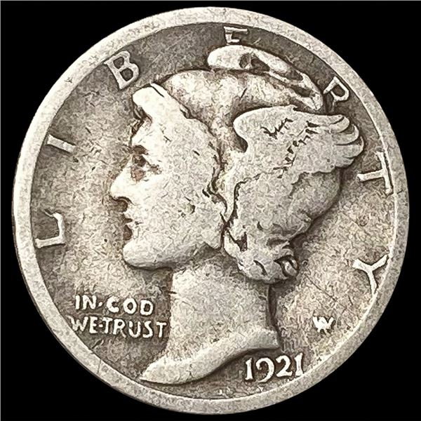 1921 Mercury Dime NICELY CIRCULATED
