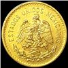 Image 2 : 1906 Mexico .1206oz Gold 5 Pesos UNCIRCULATED