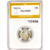 Image 1 : 1923-S Mercury Silver Dime PGA MS60