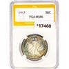 Image 1 : 1917 Walking Liberty Half Dollar PGA MS66