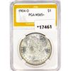 Image 1 : 1904-O Morgan Silver Dollar PGA MS65+