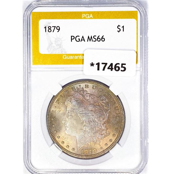 1879 Morgan Silver Dollar PGA MS66