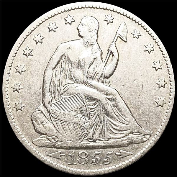 1855-O Seated Liberty Half Dollar LIGHTLY