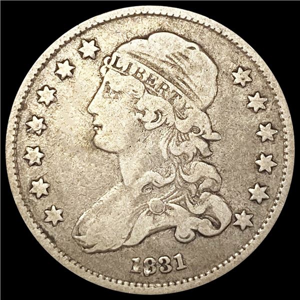 1831 Capped Bust Quarter NICELY CIRCULATED