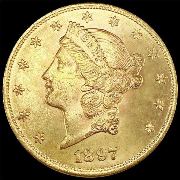 1897 $20 Gold Double Eagle UNCIRCULATED