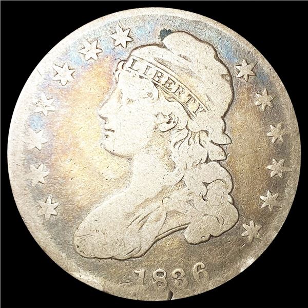 1836 Capped Bust Half Dollar NICELY CIRCULATED