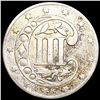 Image 2 : 1853 Silver Three Cent NEARLY UNCIRCULATED