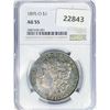 Image 1 : 1895-O Morgan Silver Dollar NGC AU55