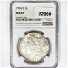 Image 1 : 1902-S Morgan Silver Dollar NGC MS62