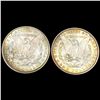 Image 2 : (2) 1882 Morgan Silver Dollars CLOSELY