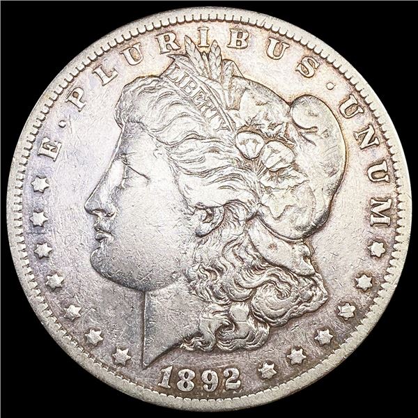 1892-CC Morgan Silver Dollar LIGHTLY CIRCULATED