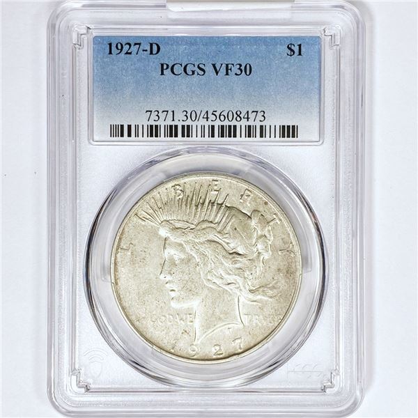 1927-D Silver Peace Dollar PCGS VF30