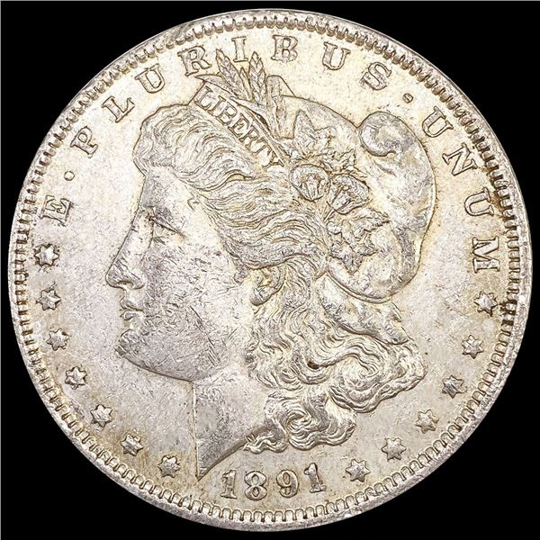 1891-O Morgan Silver Dollar CLOSELY UNCIRCULATED