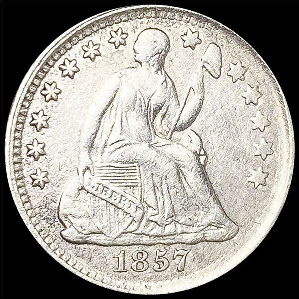 1857 Seated Liberty Half Dime UNCIRCULATED