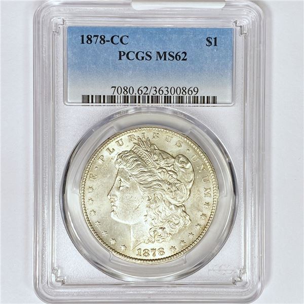 1878-CC Morgan Silver Dollar PCGS MS62