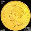 Image 1 : 1856-S $3 Gold Piece CHOICE AU