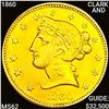 Image 1 : 1860 $5 Gold Clark And Gruber UNCIRCULATED