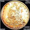 Image 1 : 1846 Tall Date Seated Liberty Half GEM BU