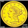 Image 1 : 1841-D $2.5 Gold Quarter Eagle CHOICE AU