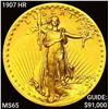 Image 1 : 1907 High Relief $20 Gold Double Eagle GEM BU