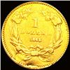 Image 2 : 1863 Civil War Rare Gold Dollar CHOICE AU DETAIL