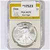 Image 1 : 1999 American Silver Eagle PGA MS70