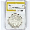 Image 1 : 1879-S Morgan Silver Dollar PGA MS64 PL