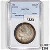 Image 1 : 1884 Morgan Silver Dollar NNC PROOF64