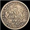 Image 2 : 1883 Kingdom of Hawaii Dime NICELY CIRCULATED