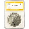 Image 1 : 1927 Silver Peace Dollar PGA MS63+